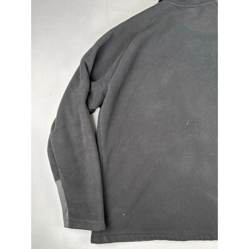 The North Face Sherpa Fleece Jacket 2XL Gray Full Zip Heavyweight Outdoor